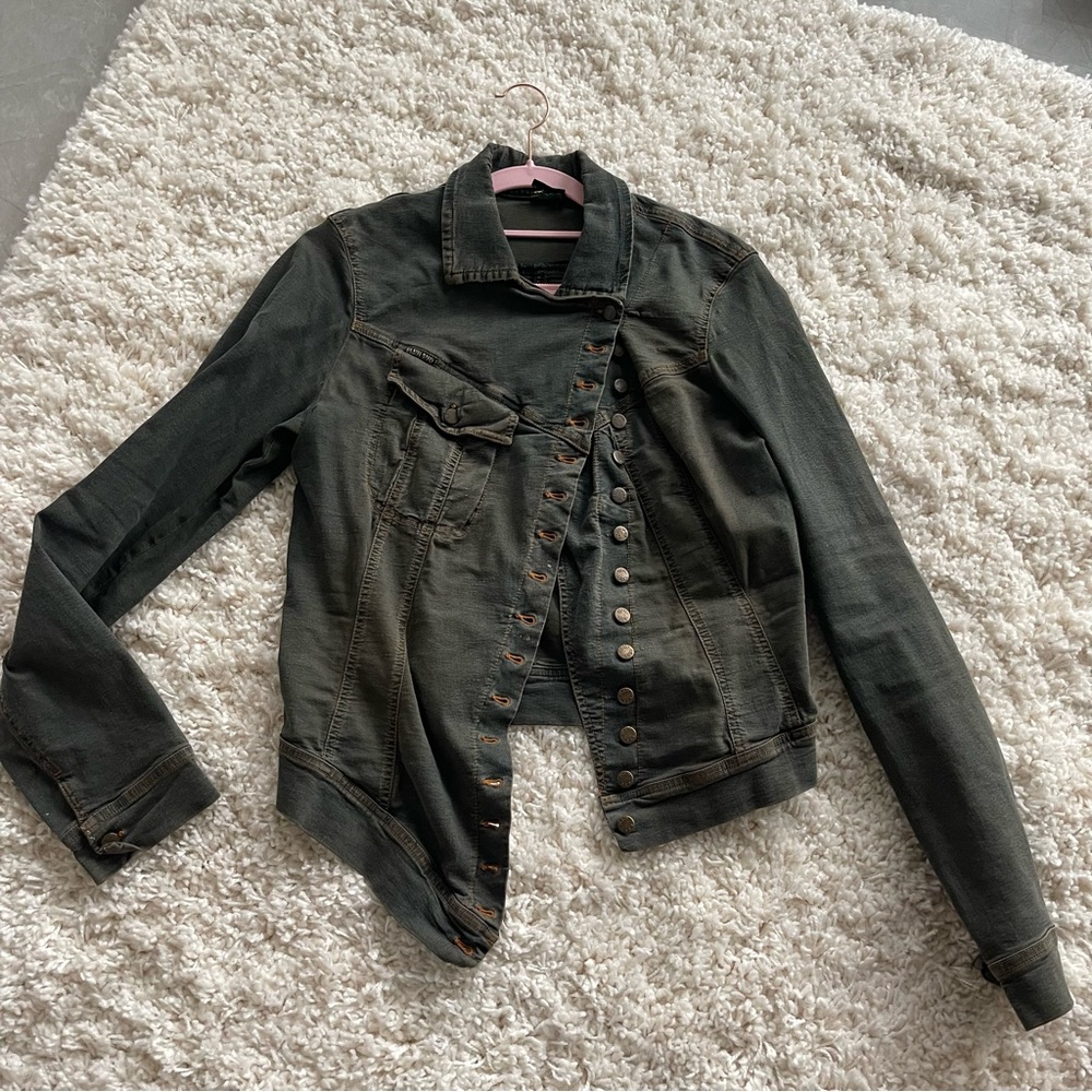 vintage 90s plein sud multi button brown wash jacket